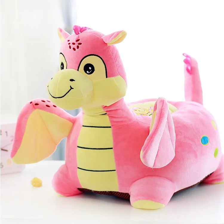 

cartoon pink dinosaur plush toy about 54x45cm sofa pillow zipper closure,cushion ,baby toy,birthday gift d2520