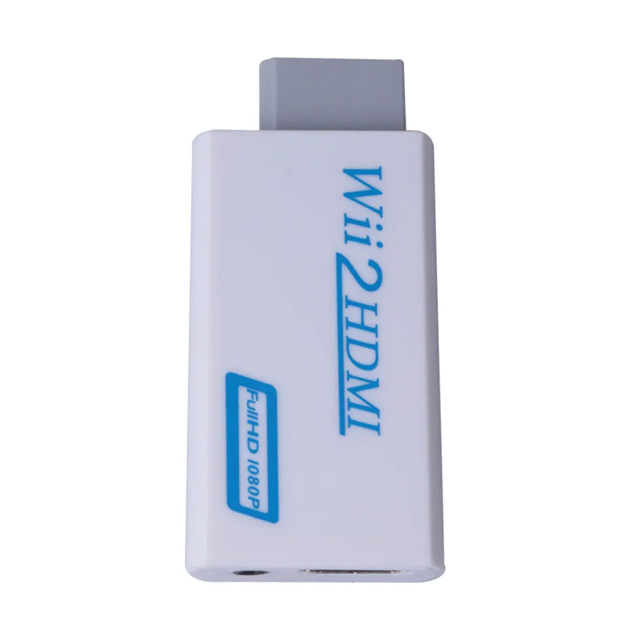 Wii to HDMI конвертер для HDTV Поддержка FullHD 720P 1080P 3 5 мм аудио Wii2HDMI адаптер|Кабели HDMI| |