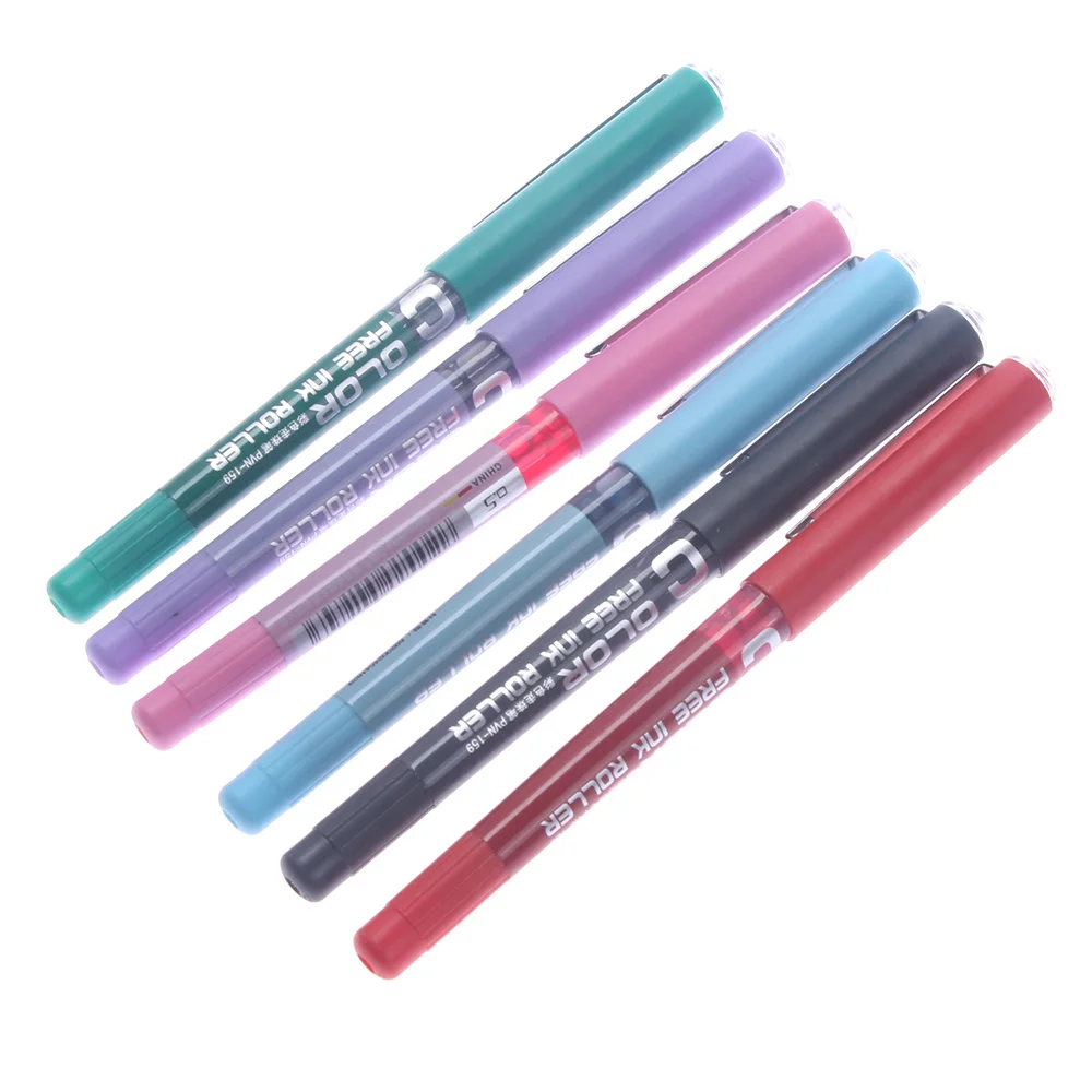 

Цветная цветная гелевая ручка 0,5 мм, чернила среднего цвета, шариковая ручка для бизнеса, офиса, школы