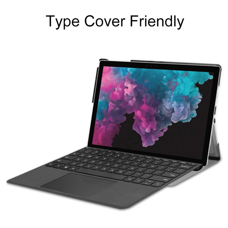 Чехол подставка из экокожи для Microsoft Surface Pro 4 5 6 12 3 дюйма|Чехлы планшетов и