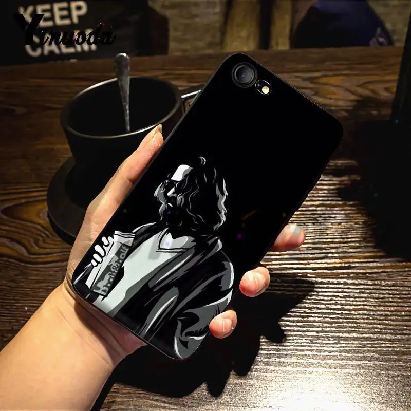 Yinuoda для iphone 7 6 X чехол фильм Большой Lebowski блестящий красочный чехол для телефона для iphone 7X6 6S 8 Plus X 5 5S SE 5C - Цвет: 3