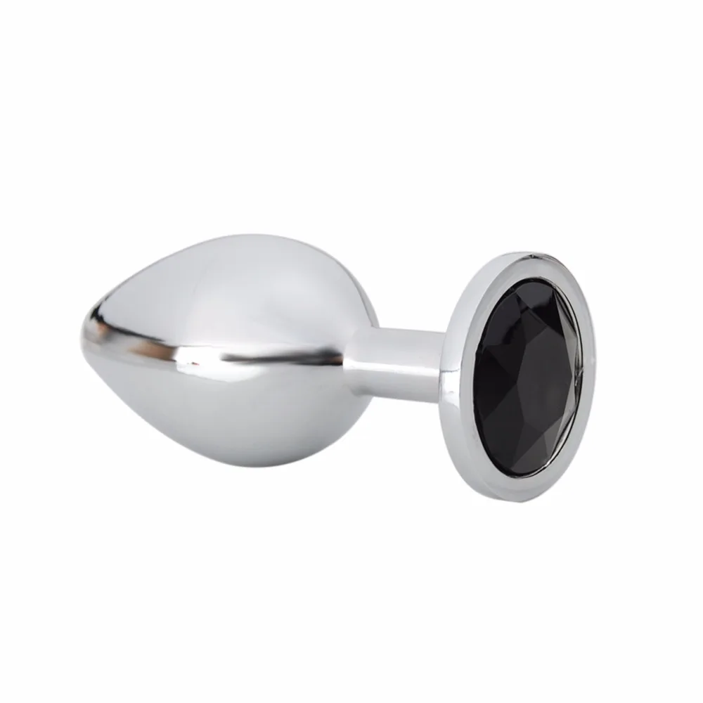 hot new Small M L Size Metal Anal Toys Butt Plug Stainless Steel Sex Products For Adults O2 | Красота и здоровье
