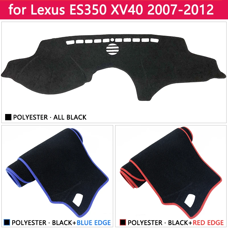 Для Lexus ES ES350 2007 ~ 2012 XV40 Противоскользящий коврик приборной панели крышки Зонт