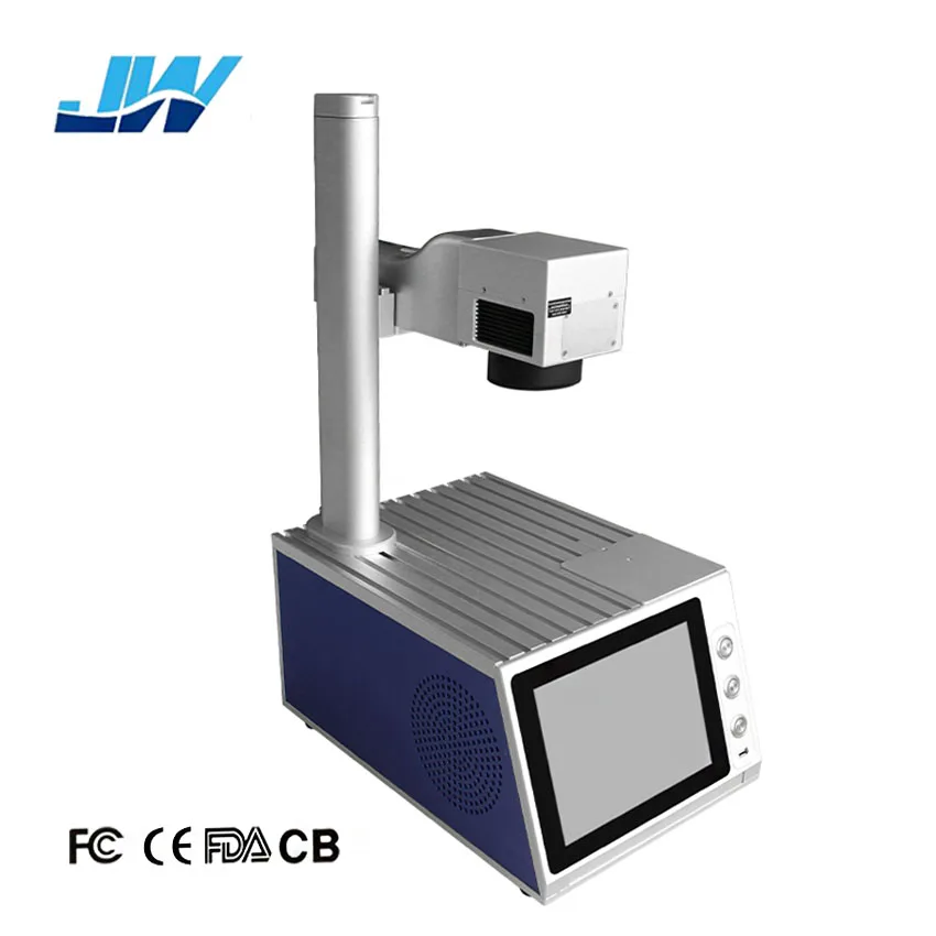 Интеллектуальная 20 Вт волоконная лазерная маркировочная машина для