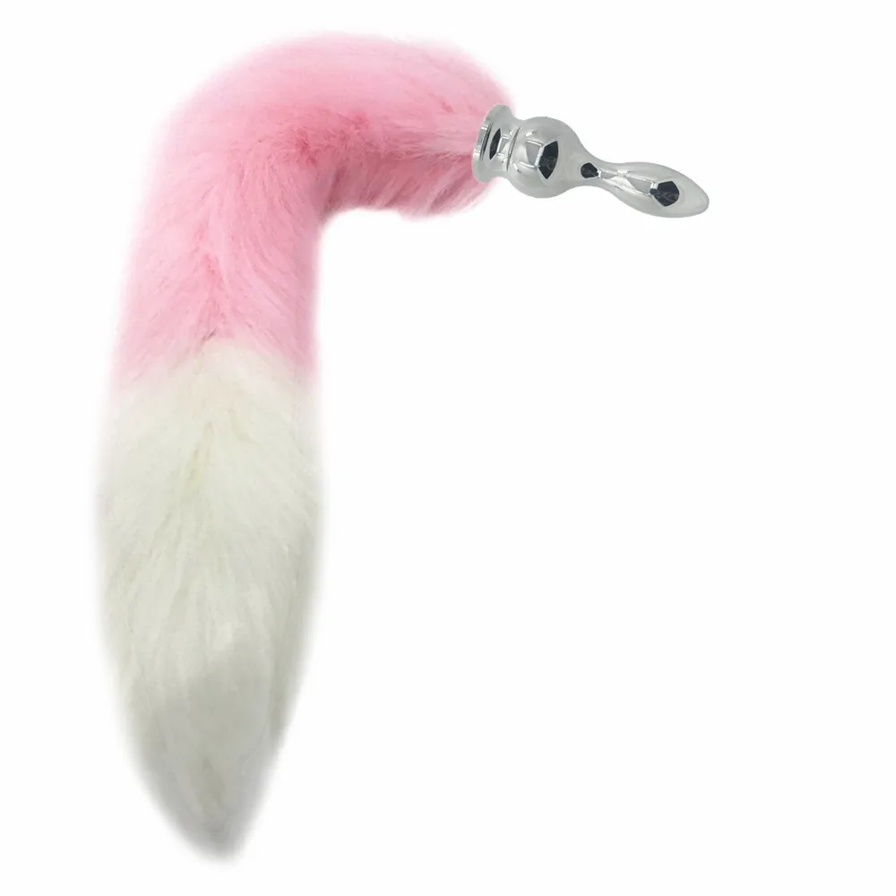 Cute Soft Cat ears Headbands with Fox Tail Bow Metal Butt Anal Plug Erotic Cosplay Accessories Adult Sex Toys for Couples | Красота и