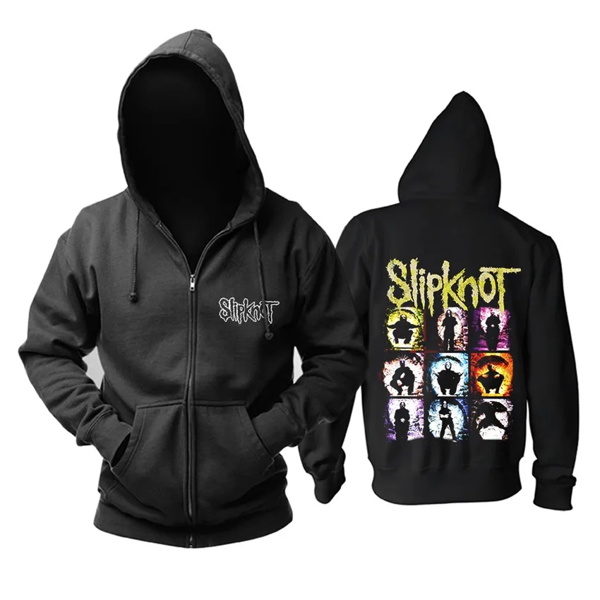 29 Конструкции 666 мультфильм Slipknot рок на молнии хлопковые толстовки с капюшоном оболочки куртка панк тяжелый трэш Толстовка sudadera флис - Цвет: 23
