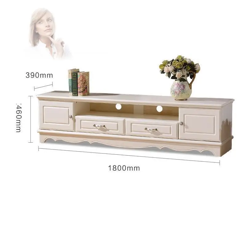 Version W Поддержка Ecran Ordinateur Bureau Led Mesa деревянная Tele мебель Европейский деревянный Meuble Mueble стол монитор стенд ТВ шкаф - Цвет: Version W