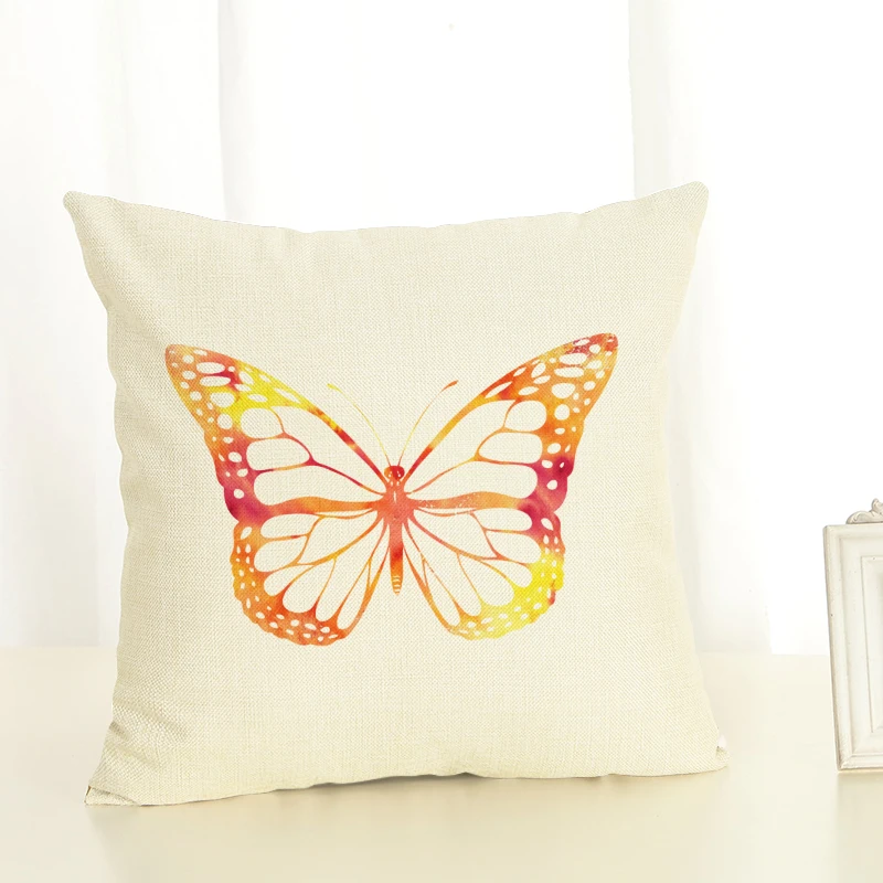 Новые акварельные серии бабочек для украшения дома диванные подушки комплекты