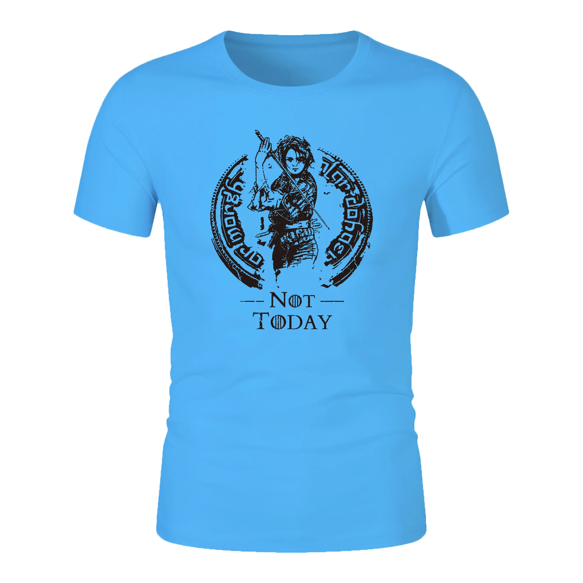 Не сегодня Игра престолов футболка человек бренд футболки camiseta masculina homme драконов