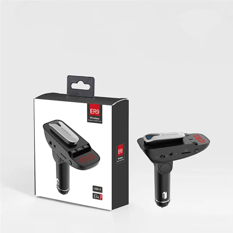 Многофункциональный Автомобильный MP3 плеер Bluetooth наушники fm передатчик зарядное