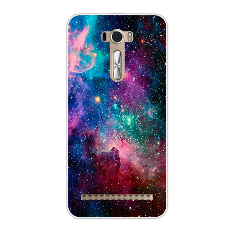Мягкий прозрачный силиконовый чехол-накладка для Asus Zenfone 2 Laser ZE550KL ZE551KL 5,5 дюйма для телефона ASUS_Z00LD с бабочкой - Цвет: 05