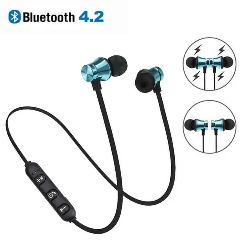 Наушники вкладыши Bluetooth 4 2 стерео наушники спортивная Гарнитура беспроводной