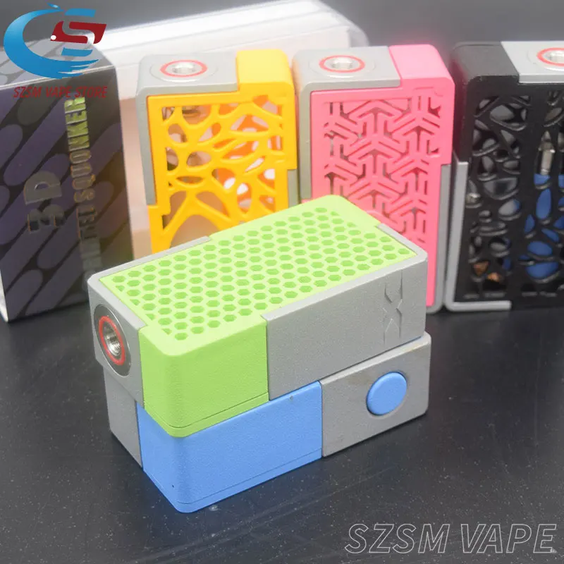 Электронная сигарета Yiloong Fogger xbox Mechanical Squonk Box MOD vape 8 мл силиконовая бутылка 18650 20700 батарея Автоматическая регулировка Vape Mod