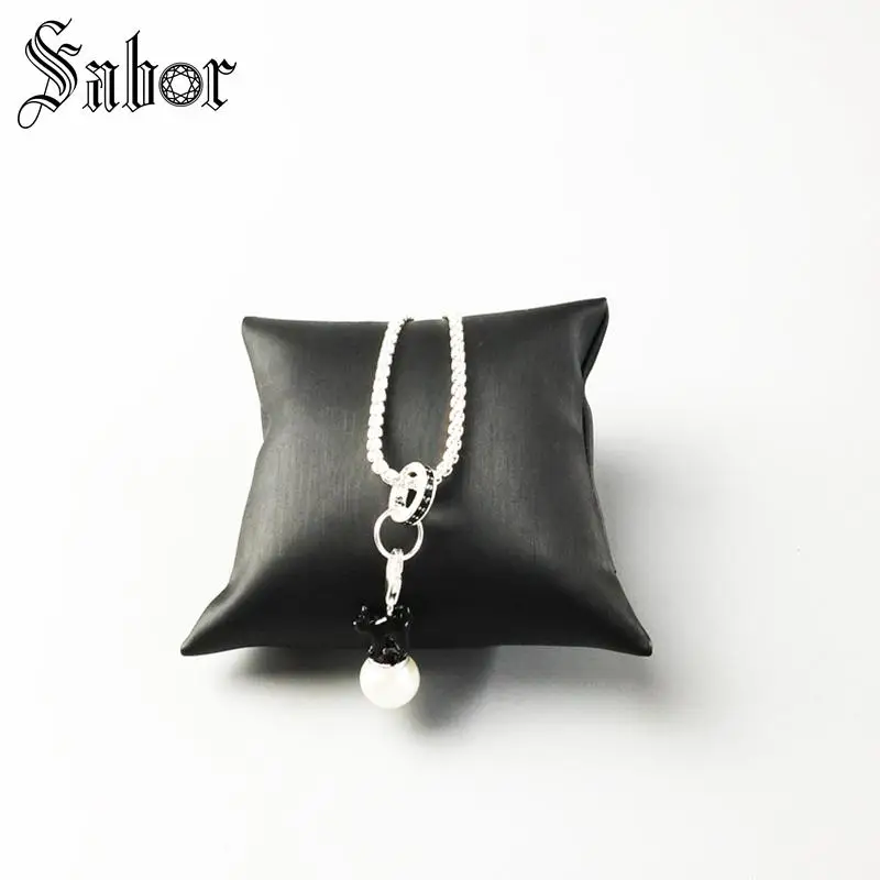 Black Pave Charm Carrier аксессуары Karma Jewelry хорошее ювелирное изделие для мужчин и женщин