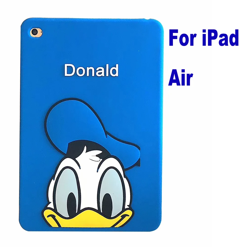 as photo 3D мультяшный силиконовый чехол для iPad Mini iPad Air Air2 iPad Pro iPad 9,7 / чехол Дейзи Микки Минни мягкая задняя крышка оболочка - Цвет: as photo