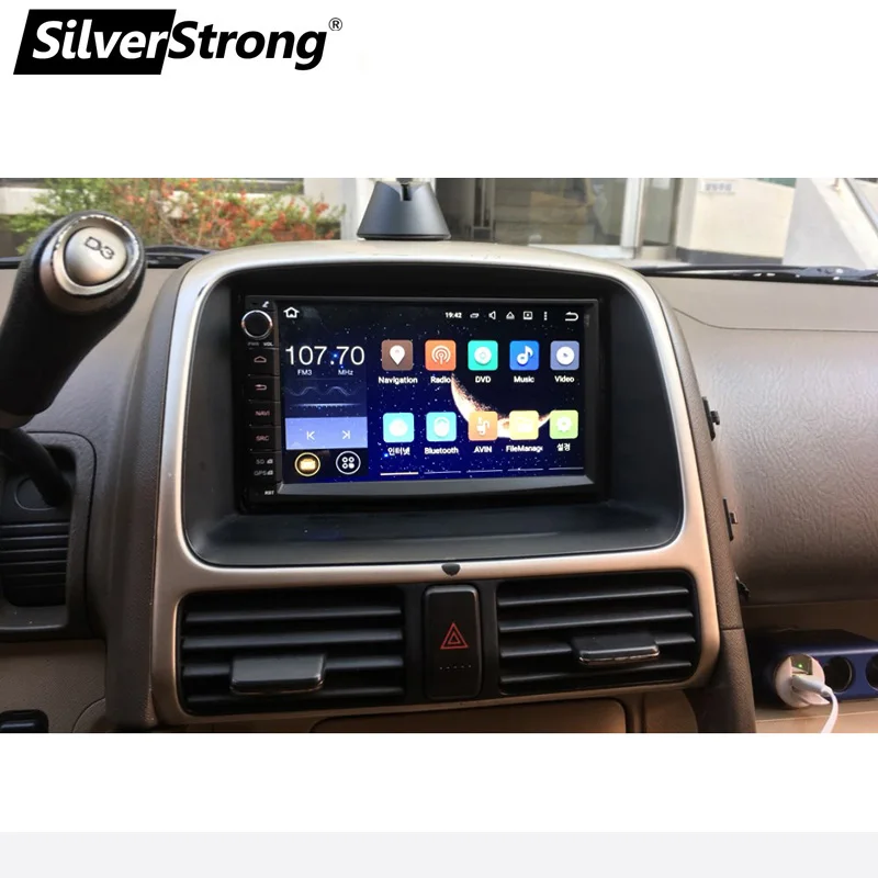 SilverStrong ips Android9.0 4G Автомобильный DVD 2din универсальный Автомобильный GPS Радио увеличитель магнитофон навигационная
