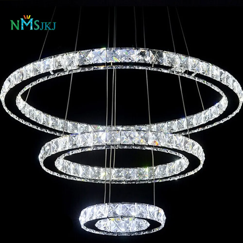 Современная светодиодная хрустальная люстра светильник для гостиной столовой