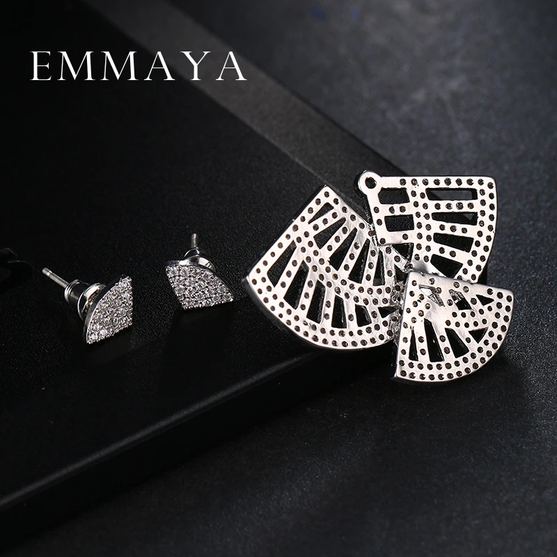 Женские серьги-пусеты Emmaya Винтажные круглой формы в этническом стиле для свадьбы