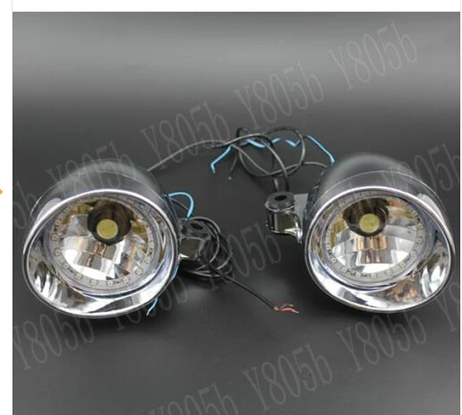 Хромированная светодиодная противотуманная фара для вождения Yamaha VStar 400 650 1100 1300