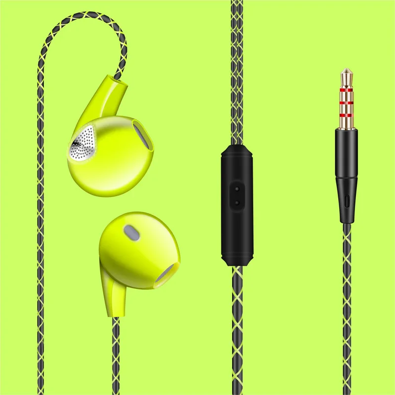 Фирменный дизайн Универсальные наушники с разъемом 3 5 мм для iPhone Samsung