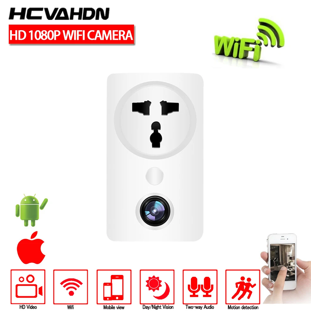 Беспроводная камера видеонаблюдения HCVAHDN Wfi 1080P 180 градусов|Камеры