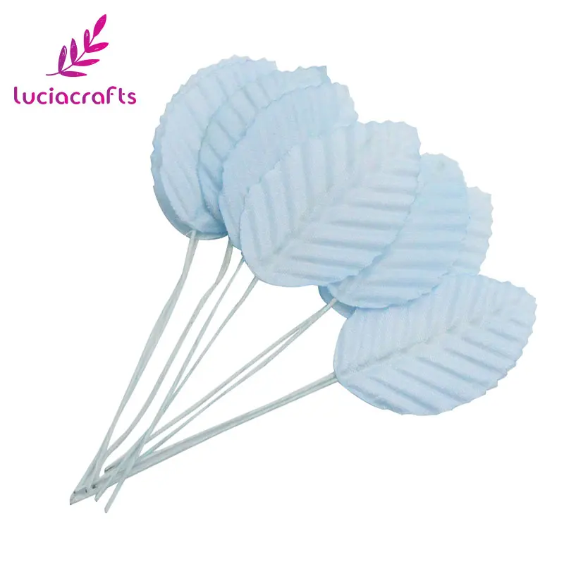 Lucia crafts, приблизительно 4,8*3 см, искусственные листья, высокая имитация, нейлон, цветок, лист, сделай сам, свадебное украшение, 100 шт./лот, A0817