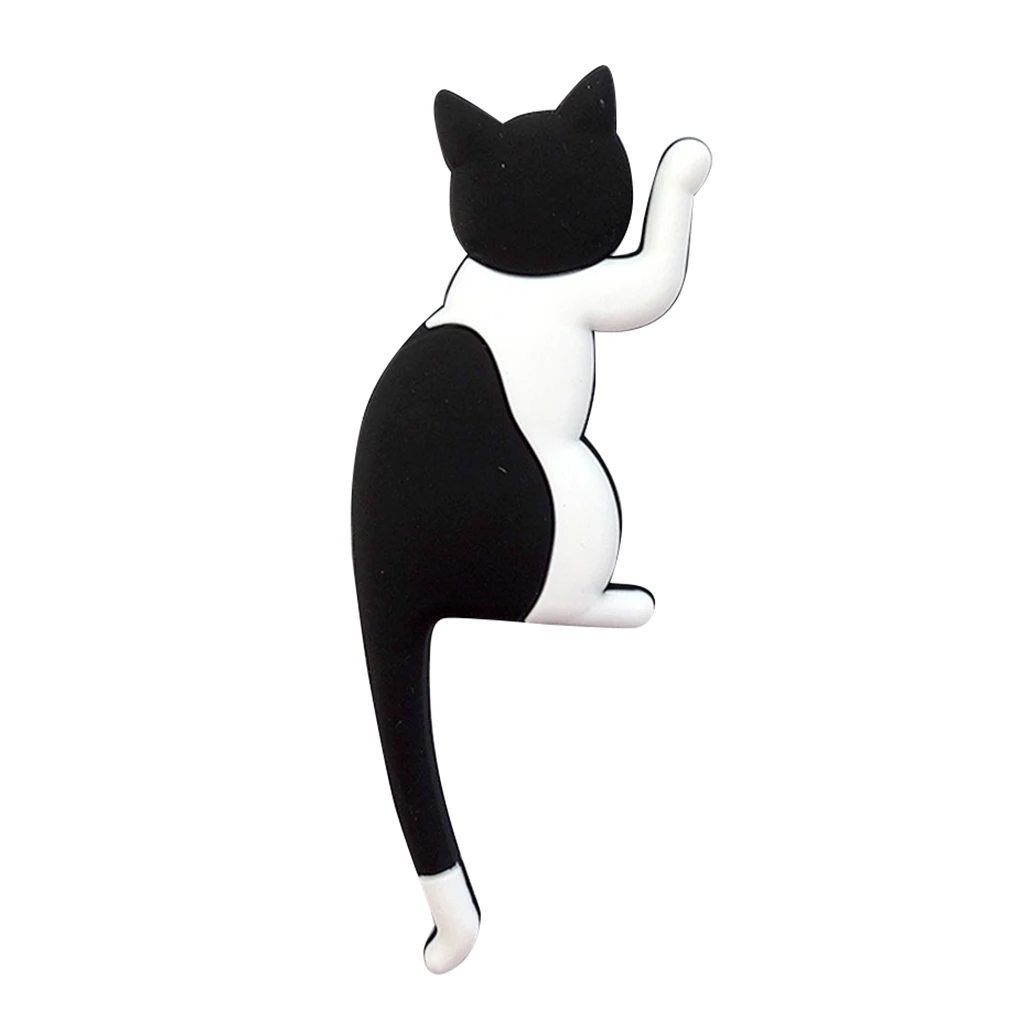 NO.7 Милый мультяшный Кот, крюк, стерео магниты на холодильник, подвесной крючок, украшение дома, на холодильник, забавные наклейки, новинка - Цвет: NO.7