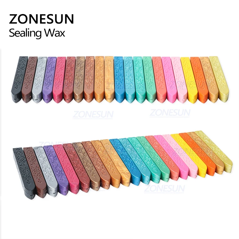 ZONESUN 12 шт./лот сделай сам уплотнительные полоски палочка из пчелиного воска штамп