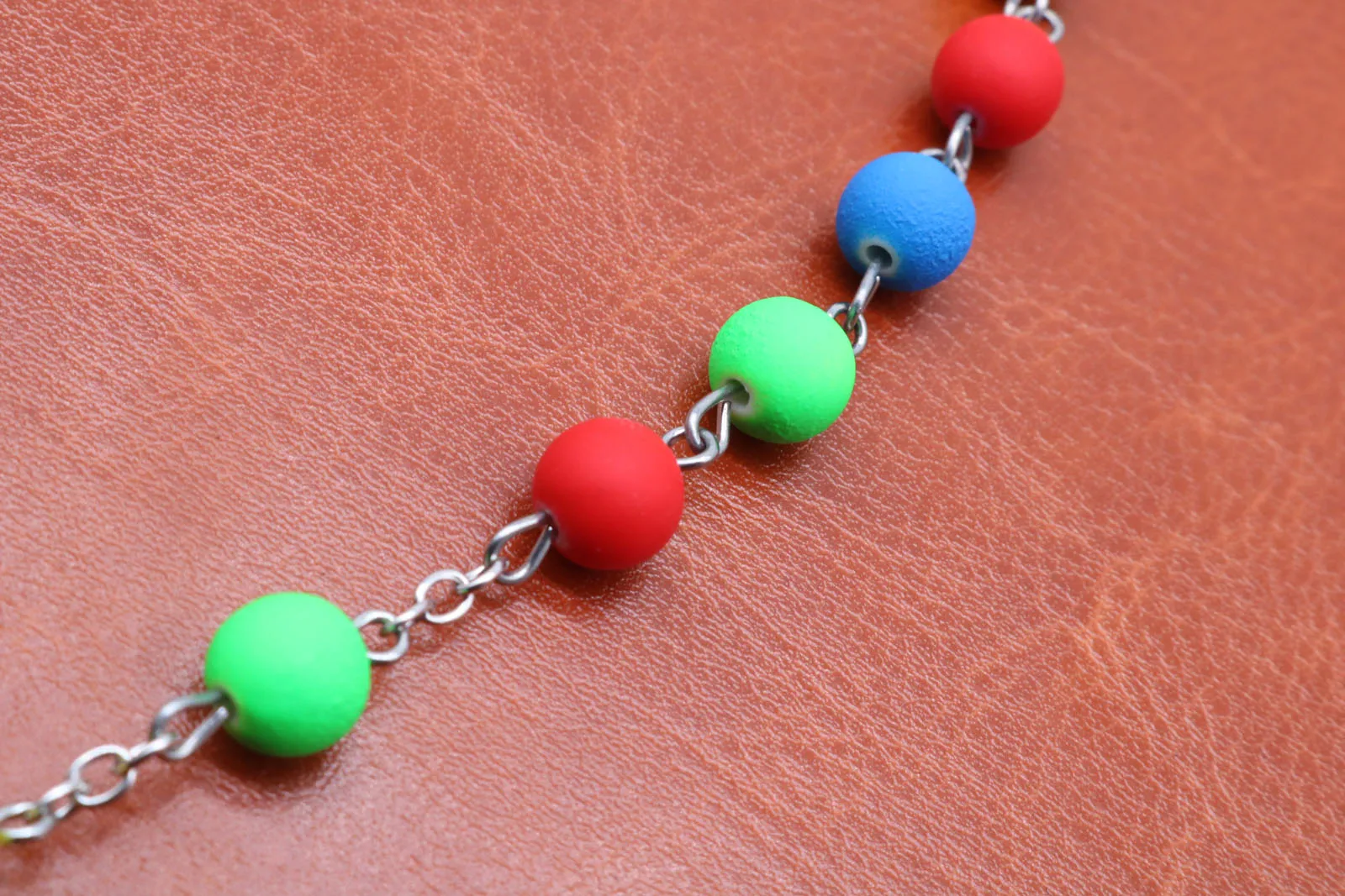 8 мм красочные смолы яркий коломнар цепи Марии/Иисуса орнамент подарок для