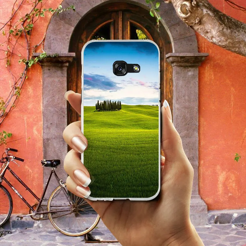 Мягкие чехлы для телефонов Samsung Galaxy S2 S3 S4 S5 Mini S6 S7 S8 S9 S10 Lite Edge Plus Note 4 5 8 9 Blue Sky White Cloud