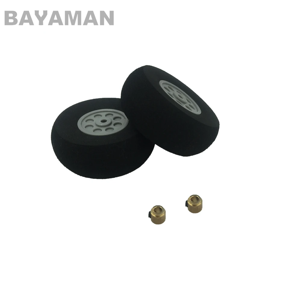 

2pcs 55mm diameter sponge wheel for RC airplane model