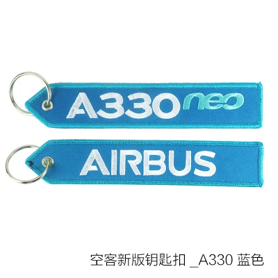 Логотип Airbus A330 neo A350 A380 BELUGAXL, брелок с вышивкой для путешествий, длинная багажная сумка, бирка, подарок для летного экипаж, пилот, авиация - Цвет: A330