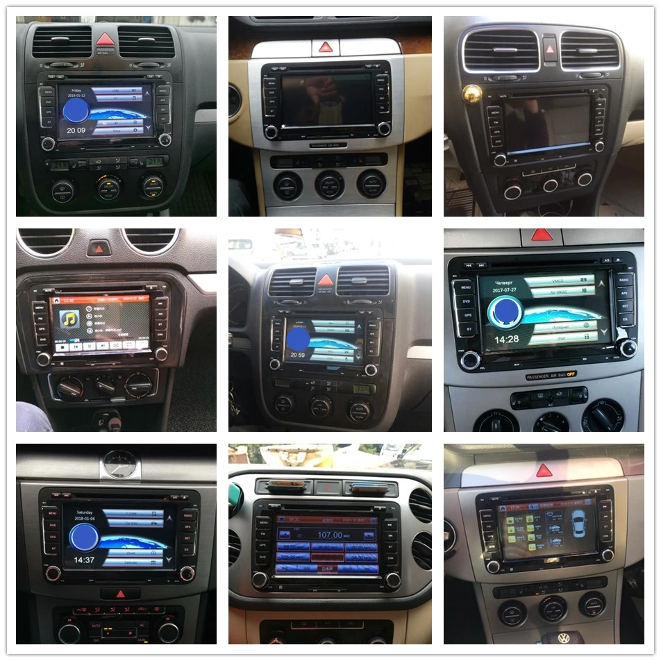 Немецкая панель! 7 дюймов 2din android8.1 Автомобильный gps dvd-плеер для VW golf 5 6 passat b6 Skoda Octavia/Fabia/Rapid/Yeti/Superb