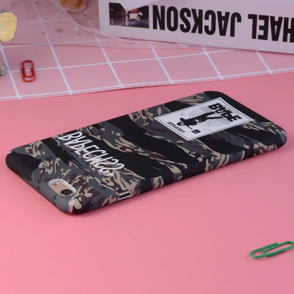 Олаф камуфляжные армейские человек чехол для телефона iPhone 7 6 S Plus Slim Обложка с