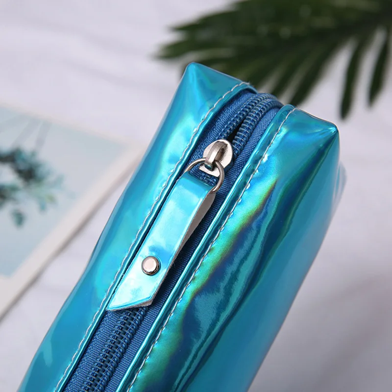 Makeup Organizer Bag Functional Pouch Male And female Students Pencil Case Zipper Laser Small Cosmetic Storage HZBG23 | Багаж и сумки