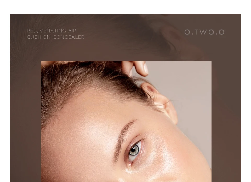 O.TWO.O Air Cushion Foundation Stick 6 Colors Contour Face Makeup Waterproof Matte Concealer Moisturizing Oil Control Cosmetic
