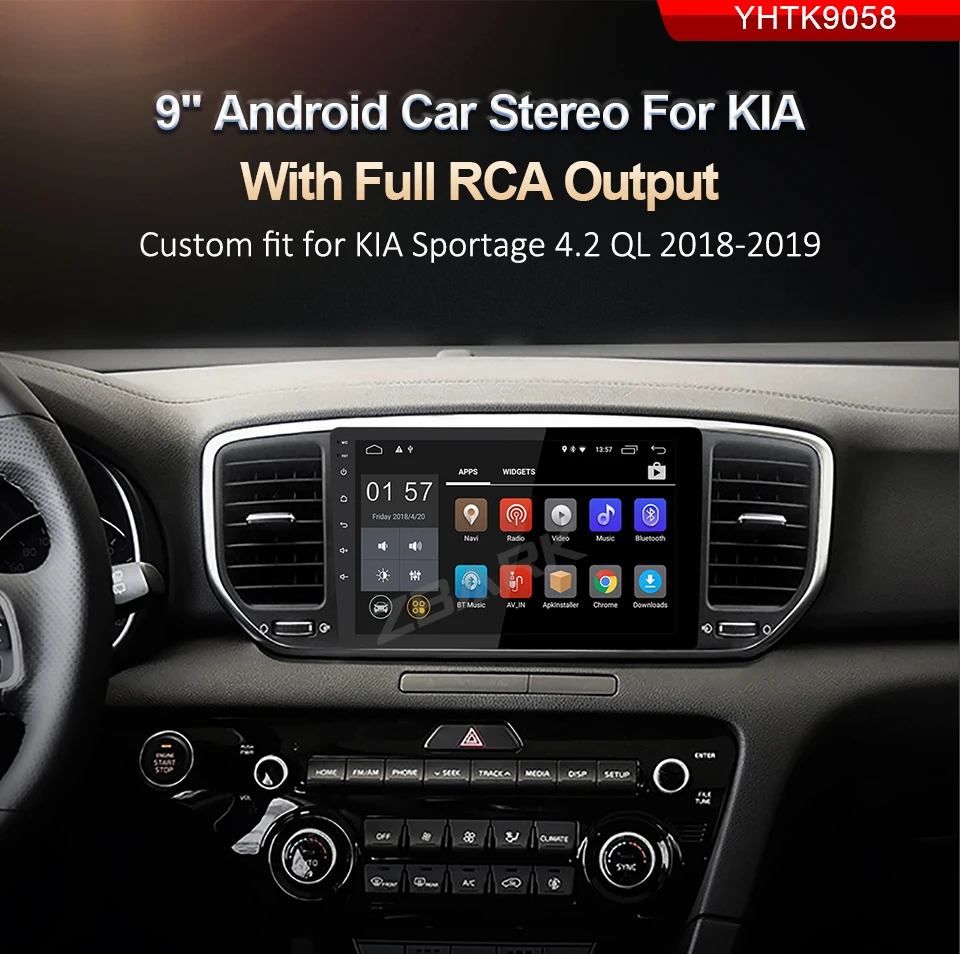 Android 8,1 ram 2G Автомобильный Радио мультимедийный плеер для KIA sportage KX5 gps навигация 2 din стерео