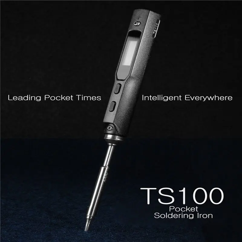 Электрический паяльник 65 Вт TS100 TS K B2 D24 BC2 I C4 KU Tips USB цифровая Регулируемая температура сварочная ручка