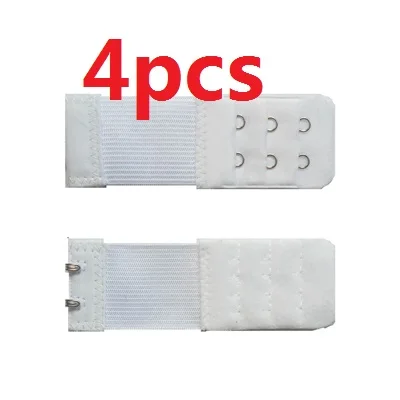4pcs 4 шт., 2 крючка для бюстгальтера, удлинитель для женского эластичного бюстгальтера, удлиняющий ремень, застежка-крючок, расширитель, Регулируемая пряжка для ремня, нижнее белье, аксессуары - Цвет: 4pcs