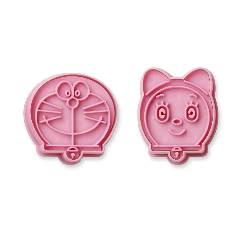 Бесплатная доставка 2 шт. милые Мультяшные кусачки для печенья Doraemon инструменты