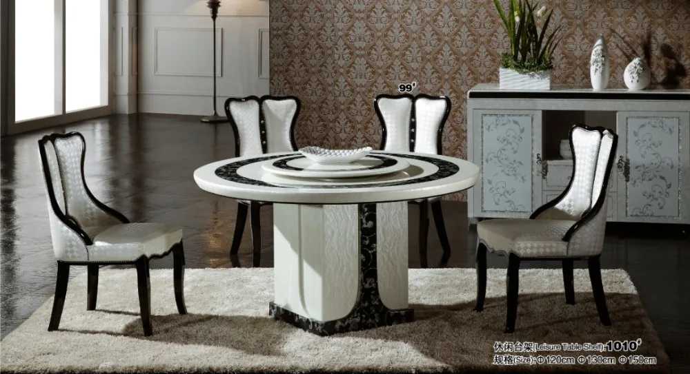 Обеденный стол с мраморной столешницей из дерева и 4 стула|wood dining table|dining tabledining