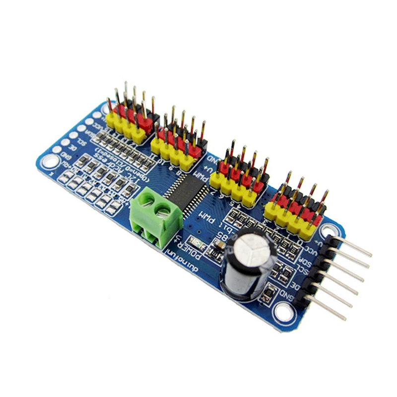 16 канальный 12 битный PWM/Servo Driver I2C интерфейс PCA9685 модуль Raspberry pi щит servo Щит|16 channel 12-bit