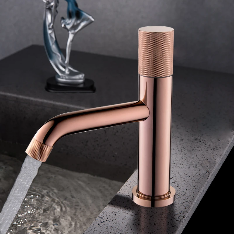 Смеситель для раковины латунный кран в классическом стиле с одной ручкой и одним