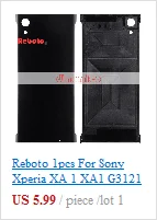 HH 1 шт. для SONY Xperia Z Ultra XL39H Задняя крышка батареи двери запасные части C6802 C6806 C6833 стекло Корпус
