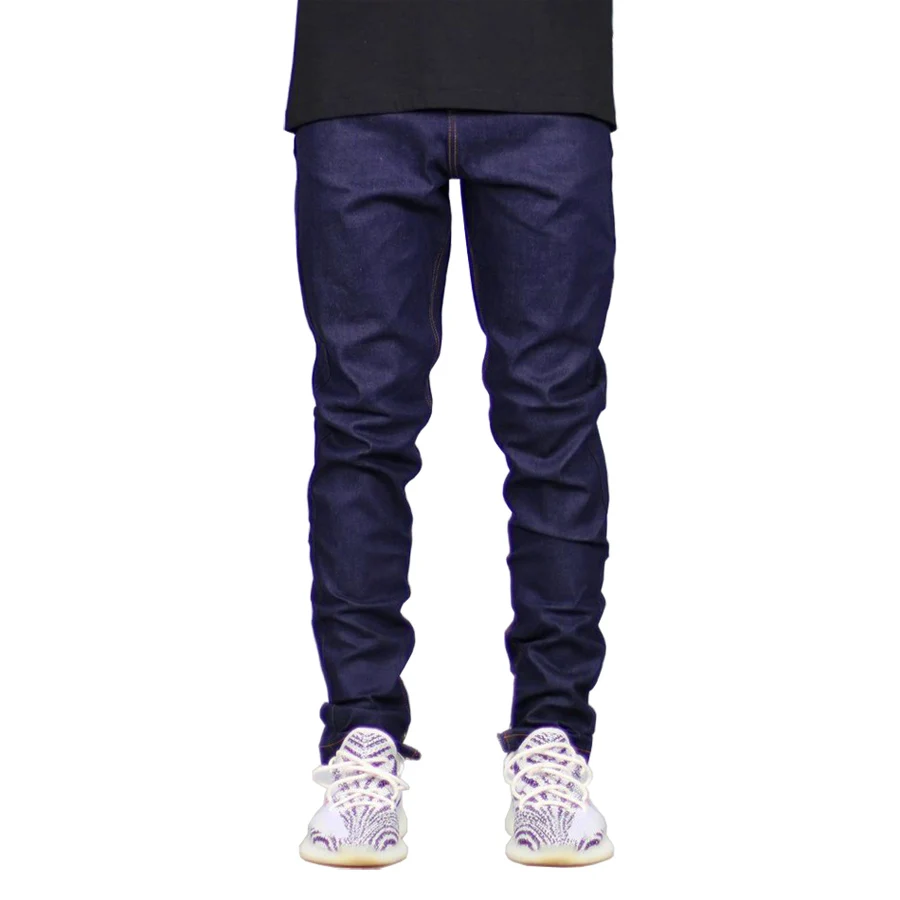 Мужские узкие джинсы модные эластичные на молнии в стиле хип хоп E5009|men's fashion skinny