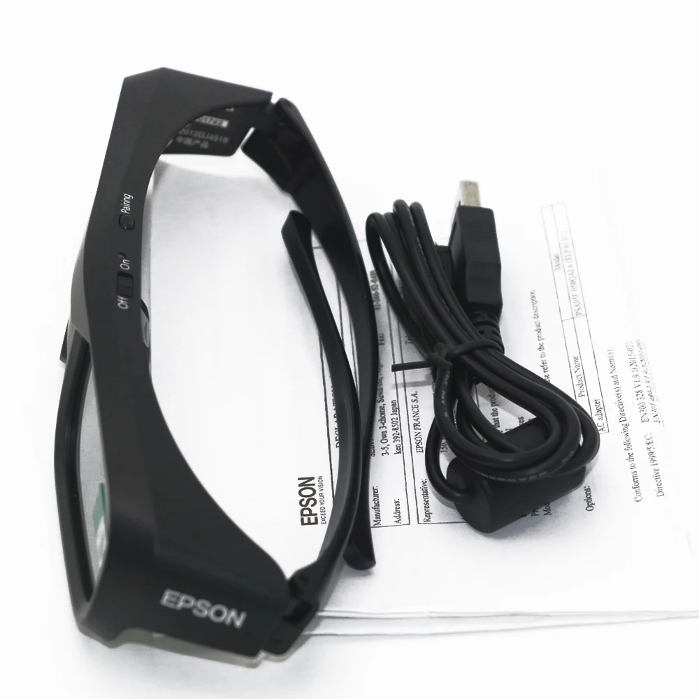 Оригинальный активный затвор Bluetooth RF 3D очки для EPSON ELPGS03 проектор TW6600/TW5350/5300/TW5200