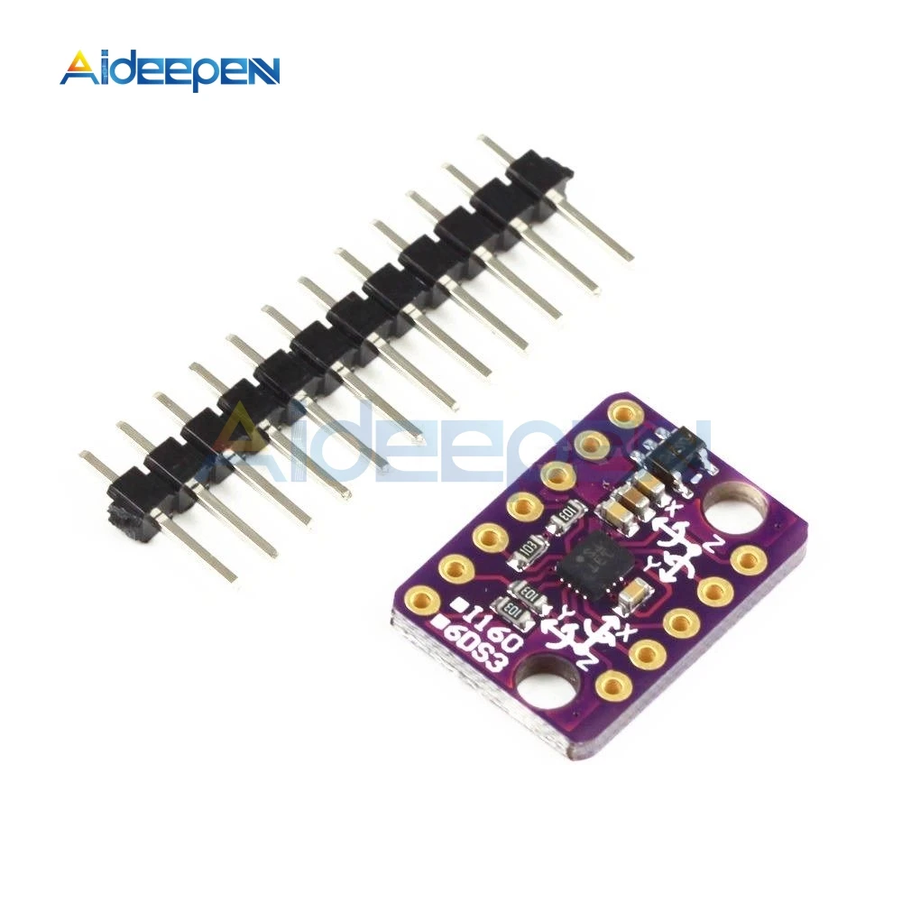 BMI160 GY 6 axis Rate Gyro Gravity модуль датчика акселерометра IIC I2C SPI протокол связи 3 5V|Детали