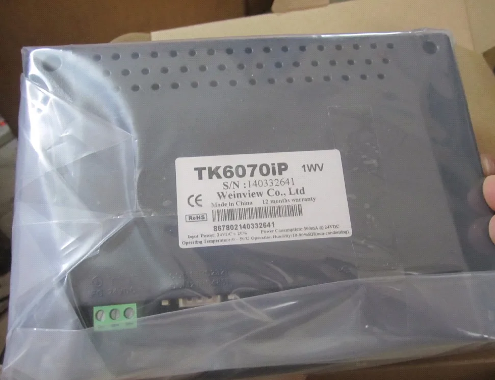 WEINVIEW TK6071iP сенсорный экран HMI 7 'сенсорная панель замена Weintek TK6070IK TK6070IH MT6070IH TK6070iP