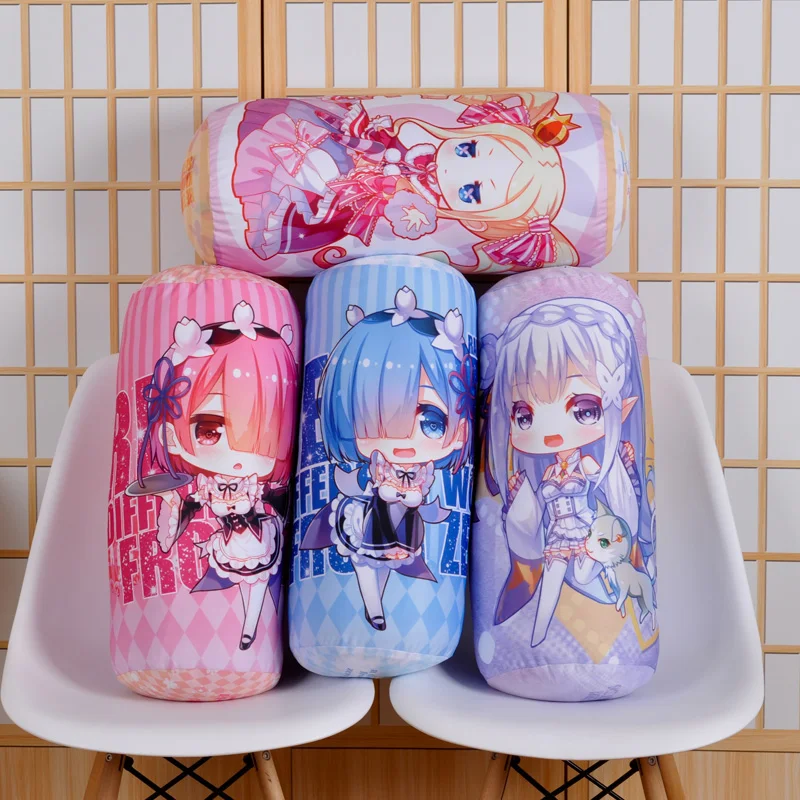 Новая аниме мультфильм Re:Zero kara Hajimeru Isekai Seikatsu подушка для шеи украшение кровати в