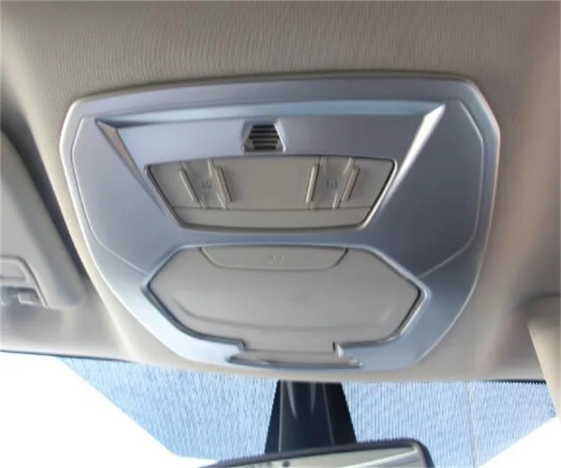 

ABS Chrome For Ford Escape Kuga 2017 2018 2019 Top Rear and Front Reading Light Lamp Frame Cover Trim Sticker Car Accessories